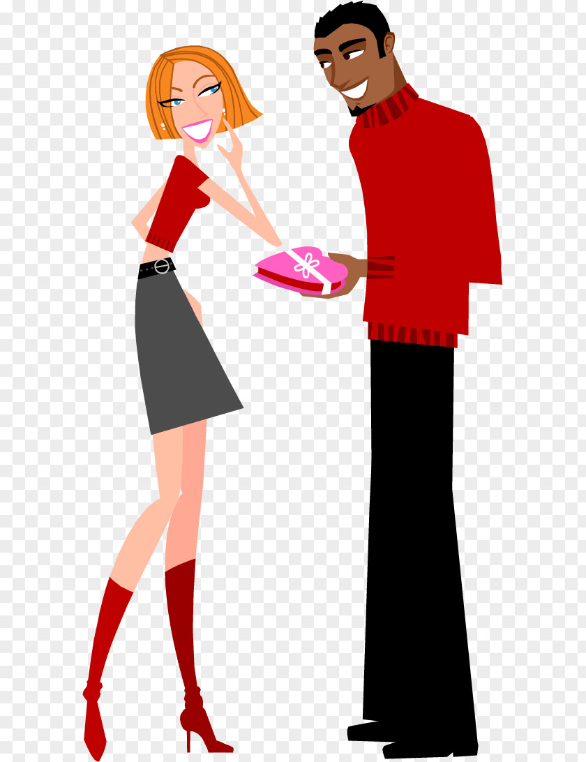 Vector Painted Confession Couple Significant Other Illustration PNG