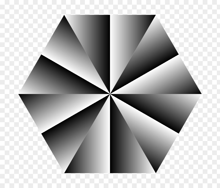 Angle Hexagonal Tiling Tessellation Grayscale PNG