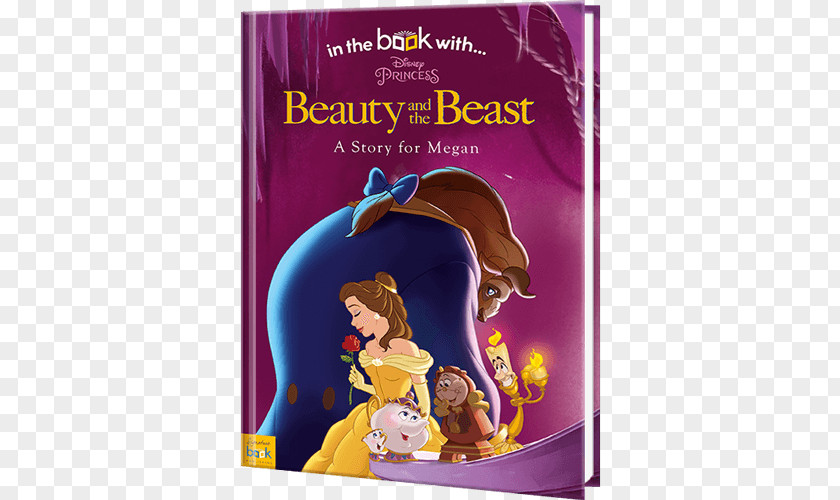 Beauty And The Beast Disney Belle Walt Company Personalized Book PNG