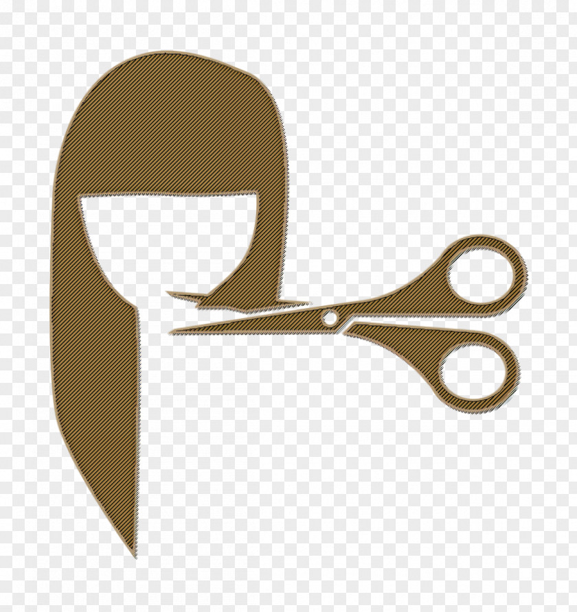 Hair Icon People Female Cut With Scissors PNG