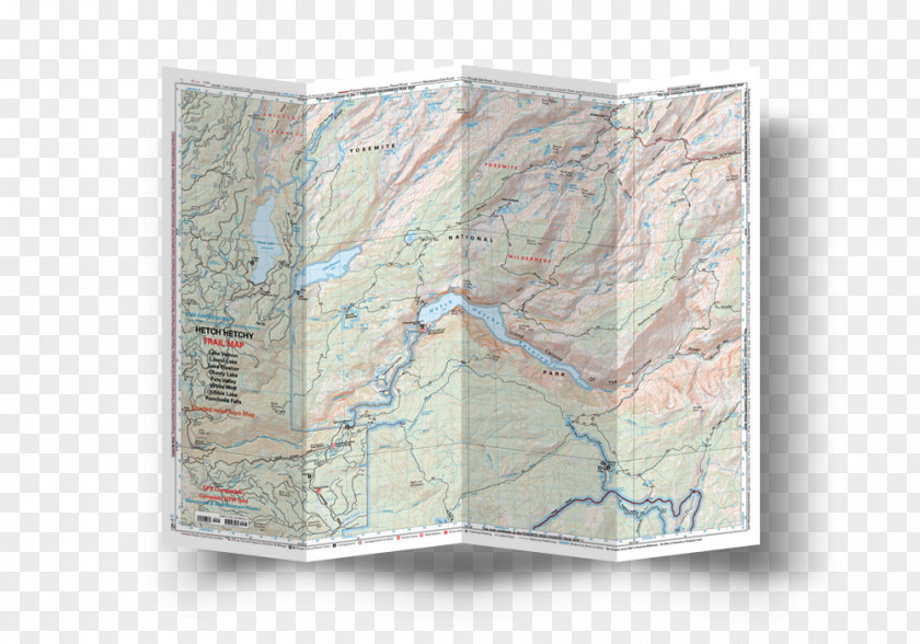 Map Tuolumne Meadows Half Dome Yosemite Valley Emigrant Wilderness PNG