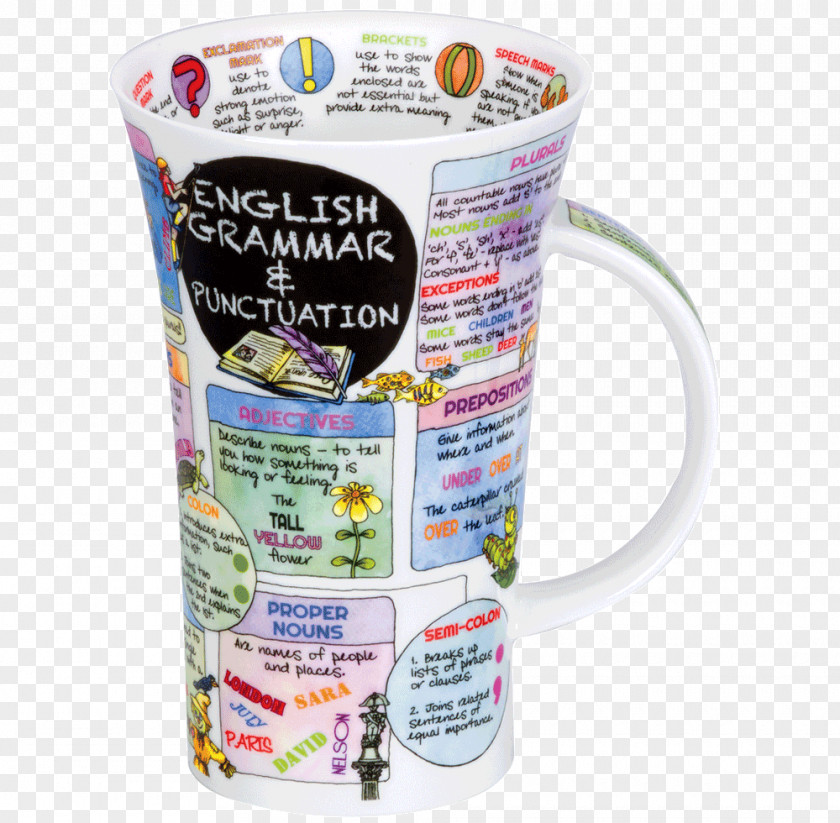 Mug Dunoon English Grammar PNG