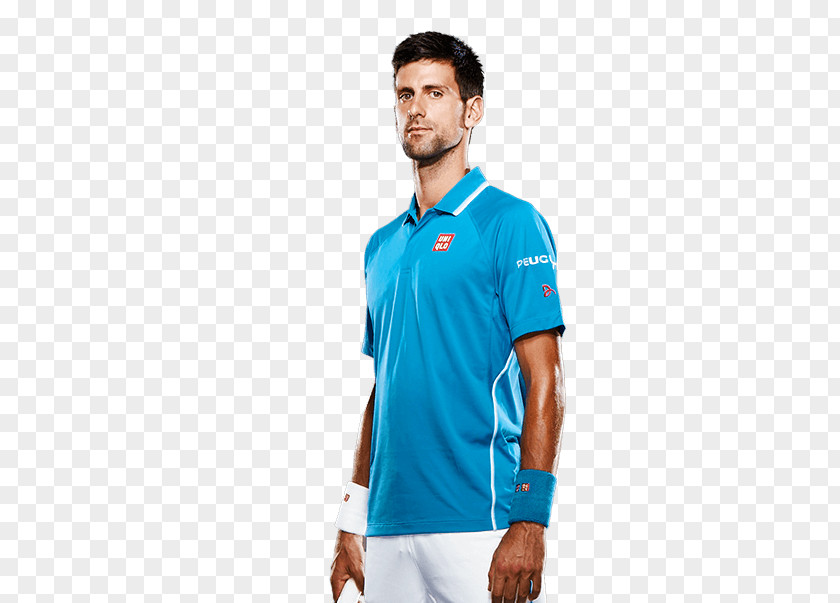 Novak Djokovic Side View PNG View, man wearing blue polo shirt clipart PNG