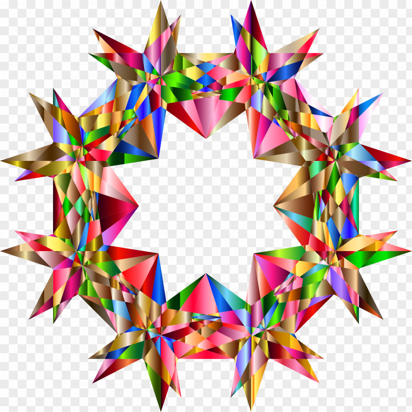 Packing Star Geometry Symmetry PNG
