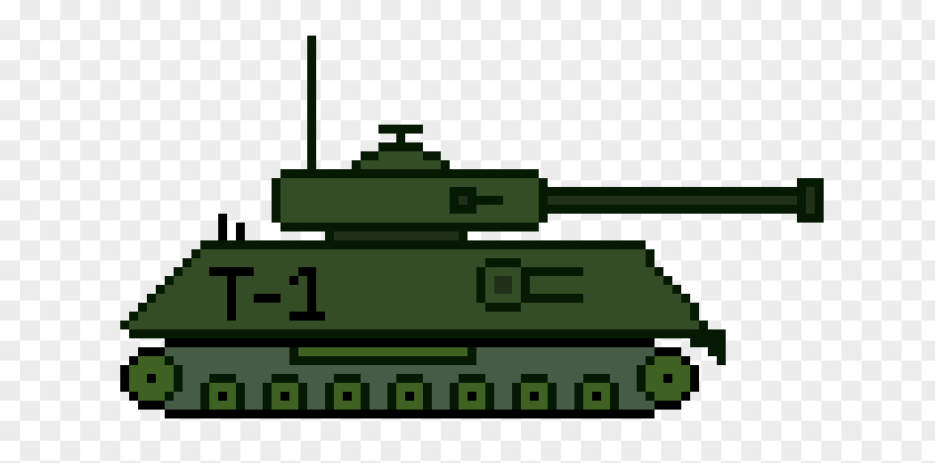 Tank Pixel Art Gun Turret PNG