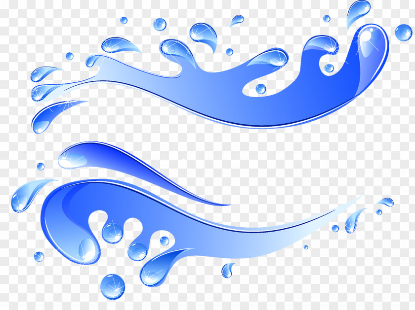 Blue Water Drops Vector Graphics Clip Art Royalty-free Image Illustration PNG
