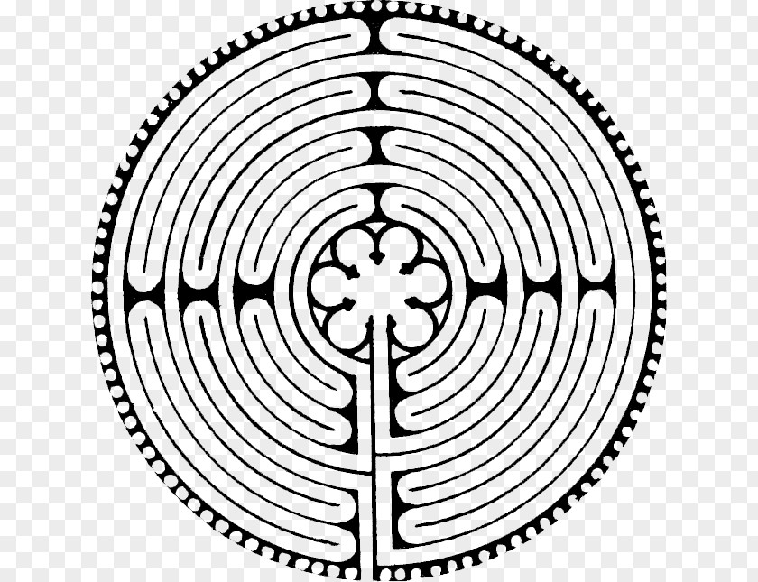 Labyrinth Chartres Cathedral Notre-Dame De Paris Middle Ages PNG