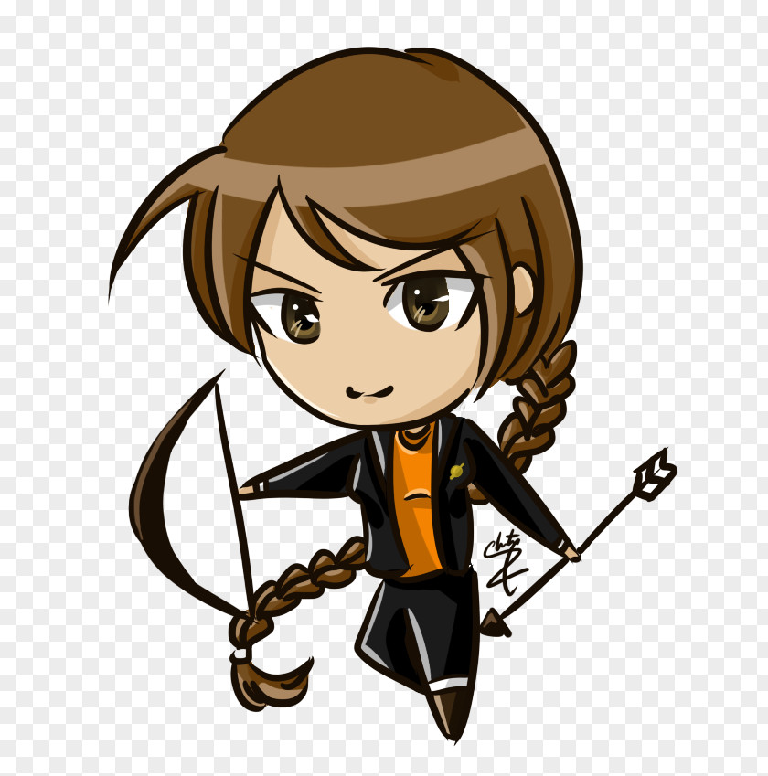 The Hunger Games Katniss Everdeen Peeta Mellark Mockingjay Drawing Cartoon PNG