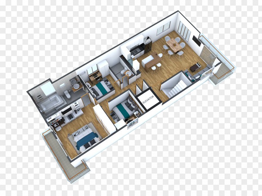 3d Floor Plan 0 დომუსი Bagebi Kindergarten Apartment PNG