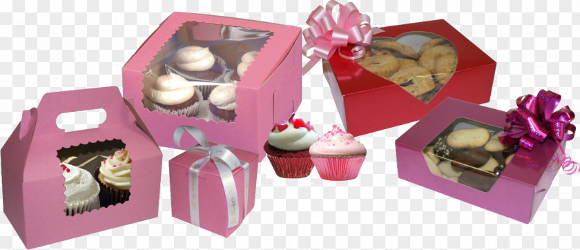 Gold Foil Cupcake Liners Valentine's Day Gift Bakery Packaging And Labeling Box PNG