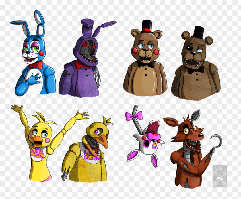 Pop Art Comic Five Nights At Freddy's 2 3 Freddy Fazbear's Pizzeria Simulator Animatronics PNG