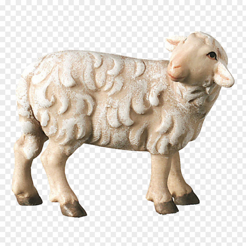 Sheep Figurine Wood Goat Mammal PNG