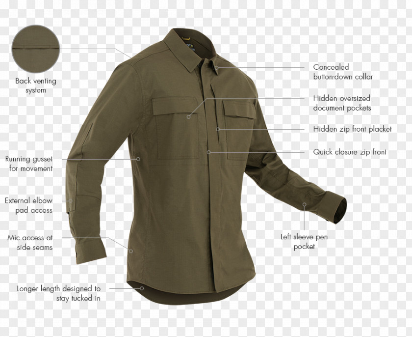 Ar Rum Clothing Sleeve Tactic Jacket Shirt PNG