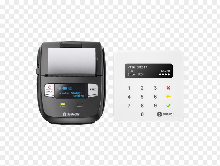 Business Point Of Sale SumUp IZettle Star Micronics SM-L200 PNG