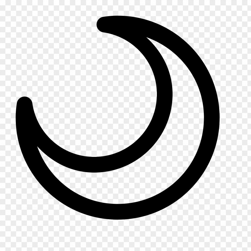 Half Moon Crescent Symbol Drawing Clip Art PNG