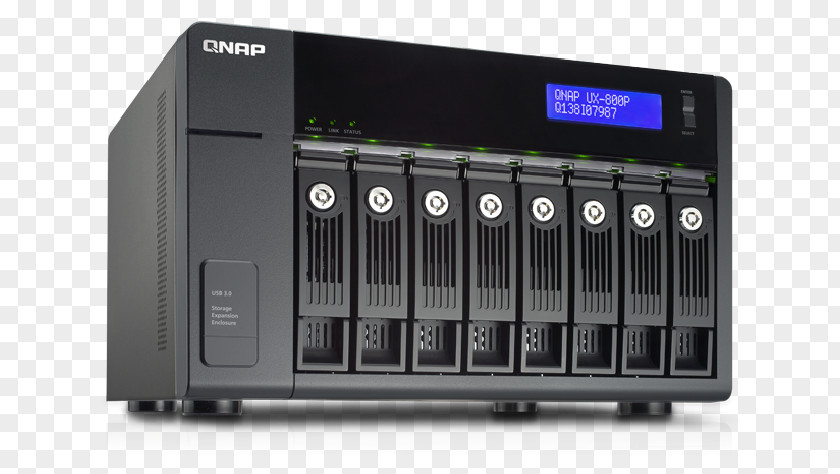 Kl Tower Network Storage Systems QNAP Systems, Inc. UX-500P Serial ATA Hard Drives PNG