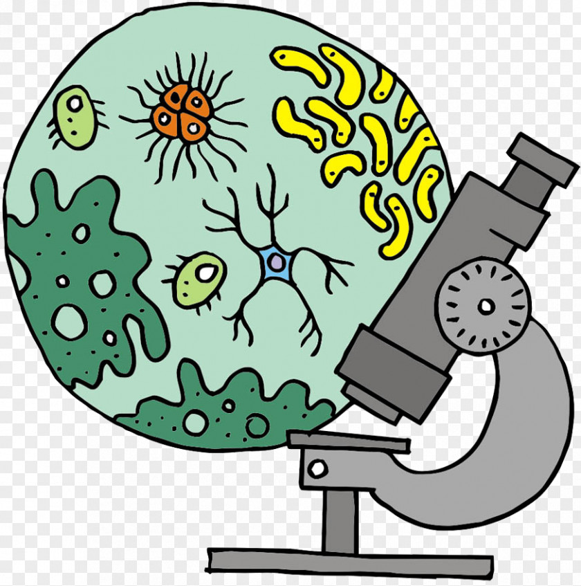 Microscope Cartoon Dessin Clip Art Mac Toys Set Biology Clipart Vector Graphics PNG