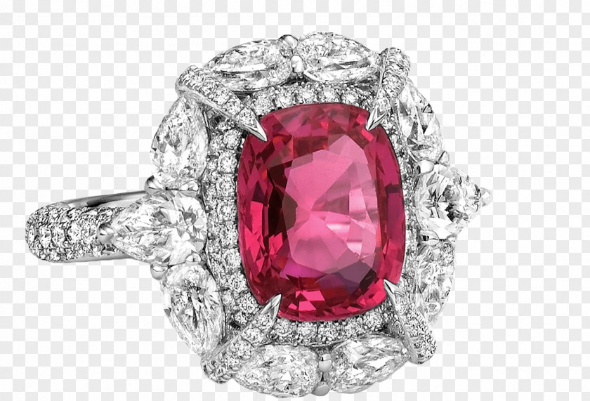 Ruby Gemstone Sapphire Ring Diamond PNG