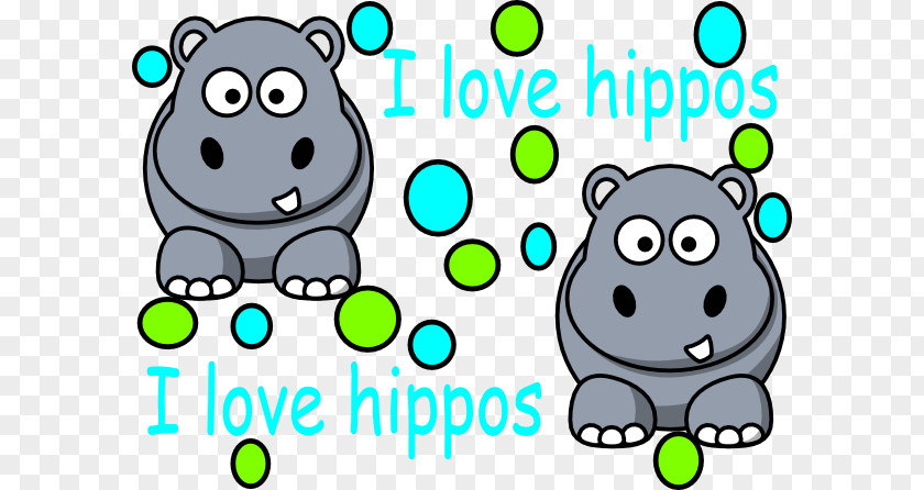 Cute Hippo Cliparts Hippopotamus Cartoon Wedding Invitation Clip Art PNG