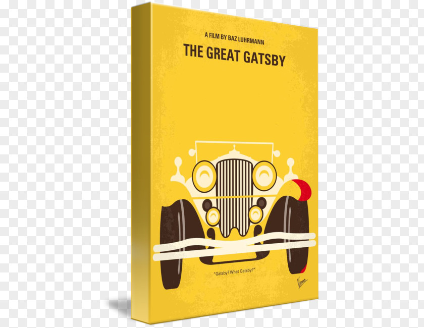 Great Gatsby Canvas Print Film Poster Art PNG
