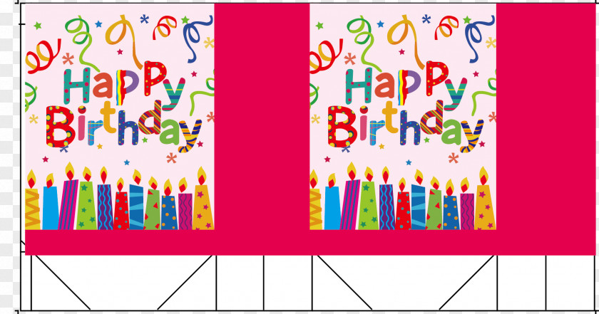 Happy Birthday Paper Bag Cake PNG