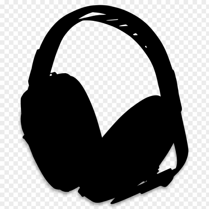 M Clip Art Product Design Headphones Black & White PNG