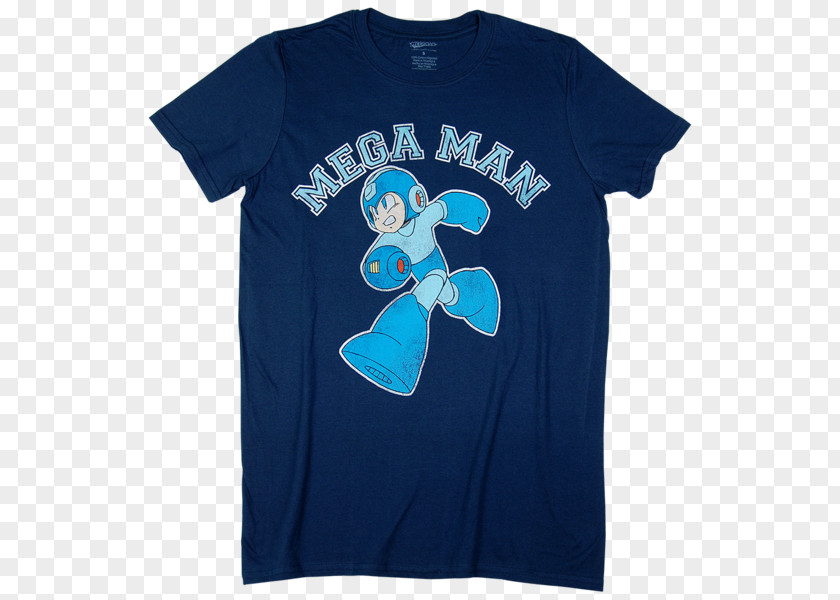 T-shirt Printed Mega Man 9 Neckline PNG