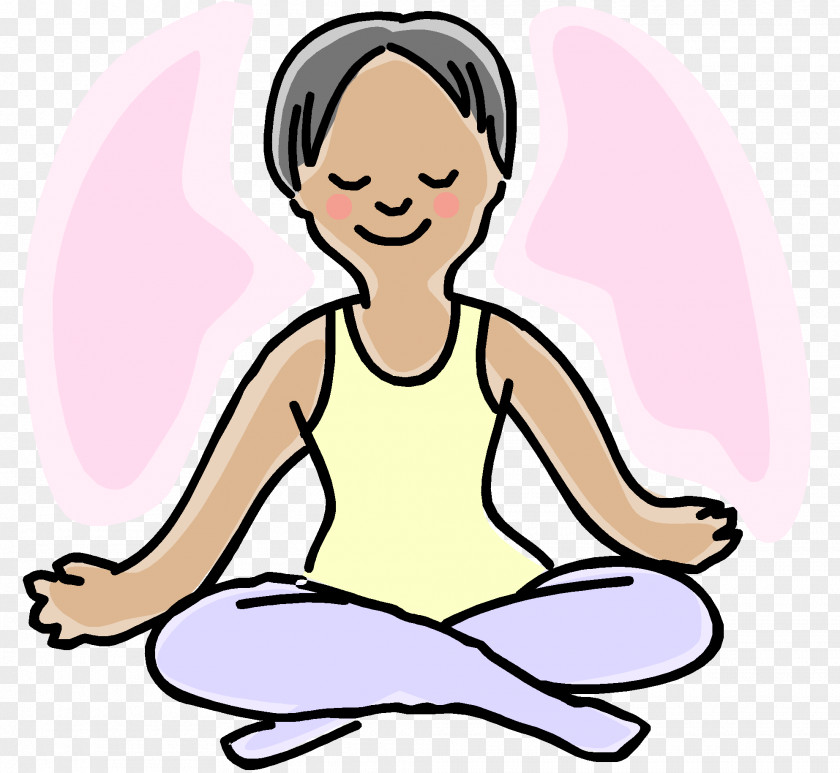 Yoga Cartoon Child Mindfulness Clip Art PNG