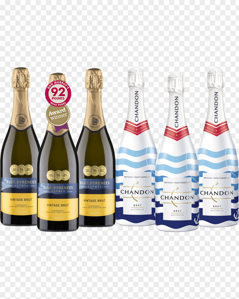 Champagne Wine Shire Of Pyrenees Glass Bottle PNG