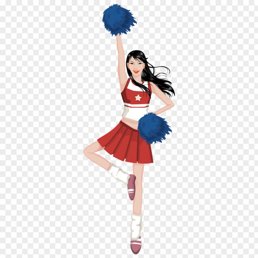Cheerleader Cartoon Woman Illustration PNG Illustration, Girl clipart PNG