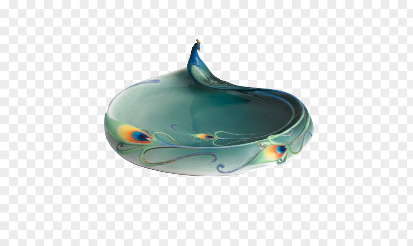 Peacock Shuiyu China Porcelain Ceramic Glaze Franz PNG
