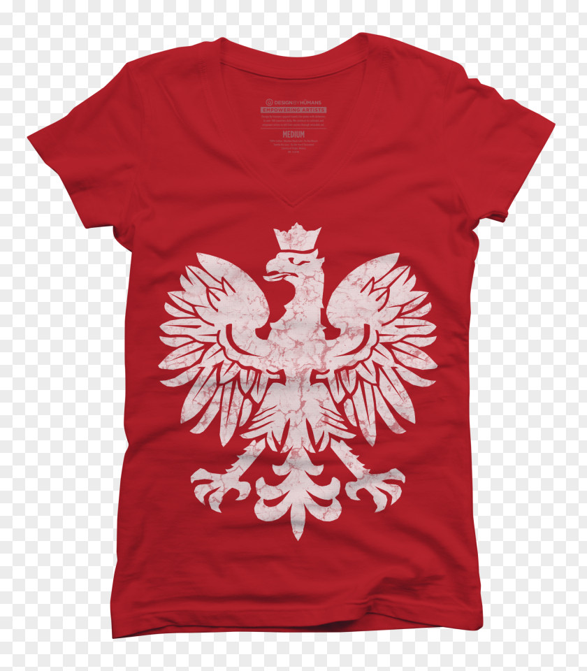T-shirt Coat Of Arms Poland Second Polish Republic Flag PNG
