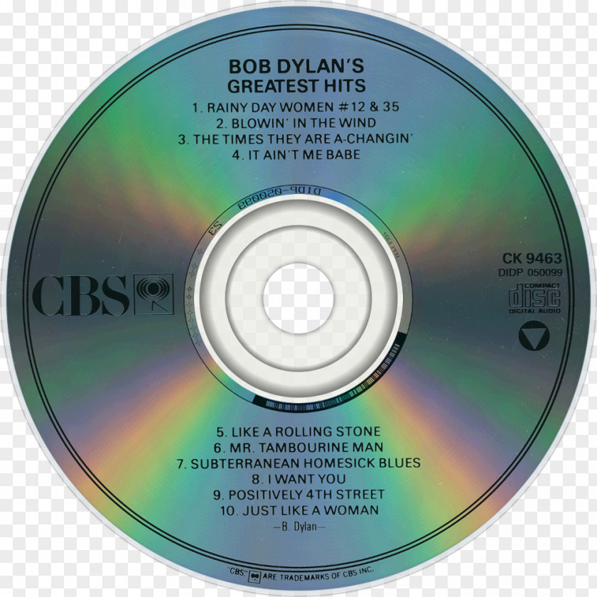 Bob Dylan Phonograph Record Compact Disc Jockey Restaurant Label PNG