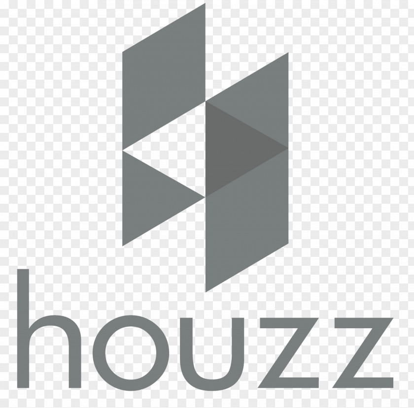Building White Logo Houzz Grey Brand PNG