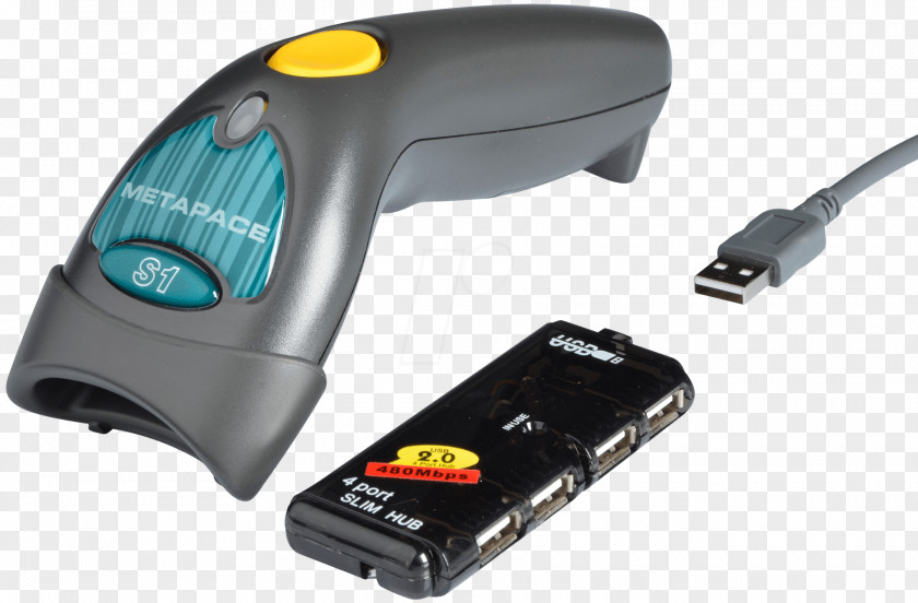 Laser Scanning Barcode Scanners Scanner Metapace S-1 USB-Kit Imager Anthracite Cash Register Price PNG