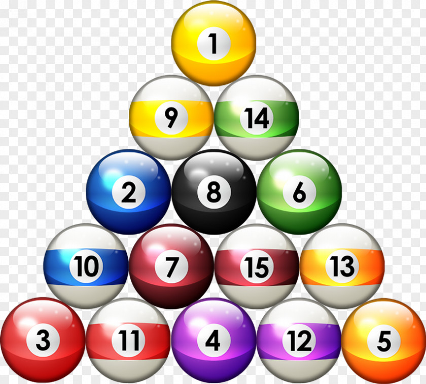 Table Rack Billiards Eight-ball Billiard Balls PNG