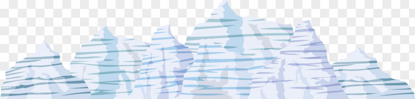 Vector Iceberg Paper Blue Brand Pattern PNG