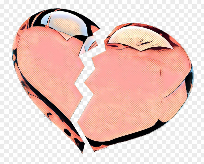 Peach Smile Love Background Heart PNG