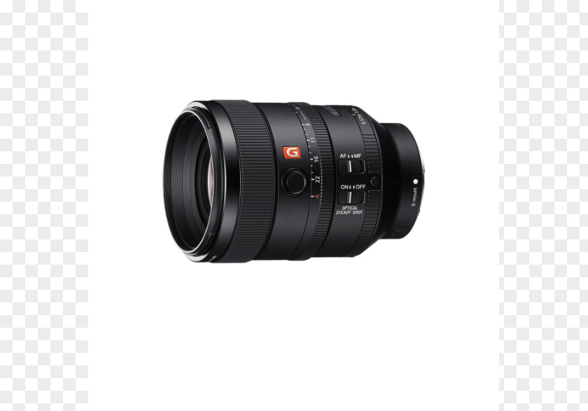 Camera Lens Sony FE 100mm F2.8 STF GM OSS E-mount α7R III Apodization PNG
