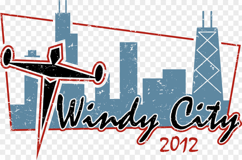 City Chicago Logo Windy Map PNG