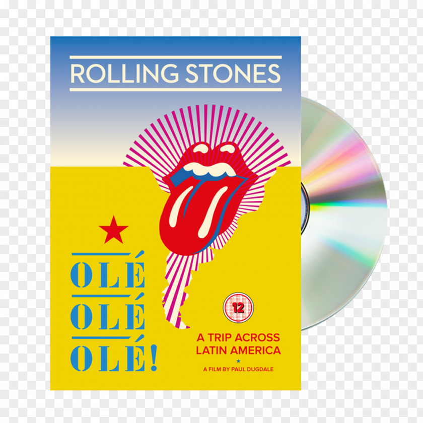 Dvd Blu-ray Disc América Latina Olé Tour 2016 The Rolling Stones Documentary Film PNG
