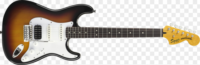 Electric Guitar Fender Stratocaster Squier Deluxe Hot Rails The STRAT Musical Instruments Corporation PNG