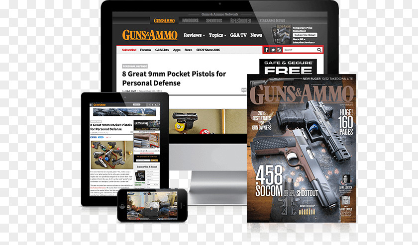 Guns Ammo Brand Electronics PNG