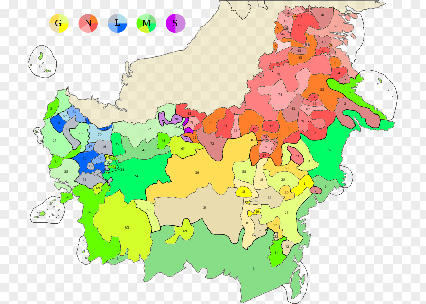 Map Borneo–Philippine Languages Deyah Language Lawangan PNG