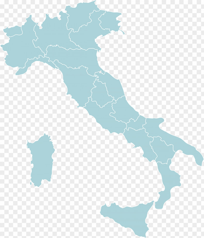 Map Regions Of Italy Blank EF English Proficiency Index PNG