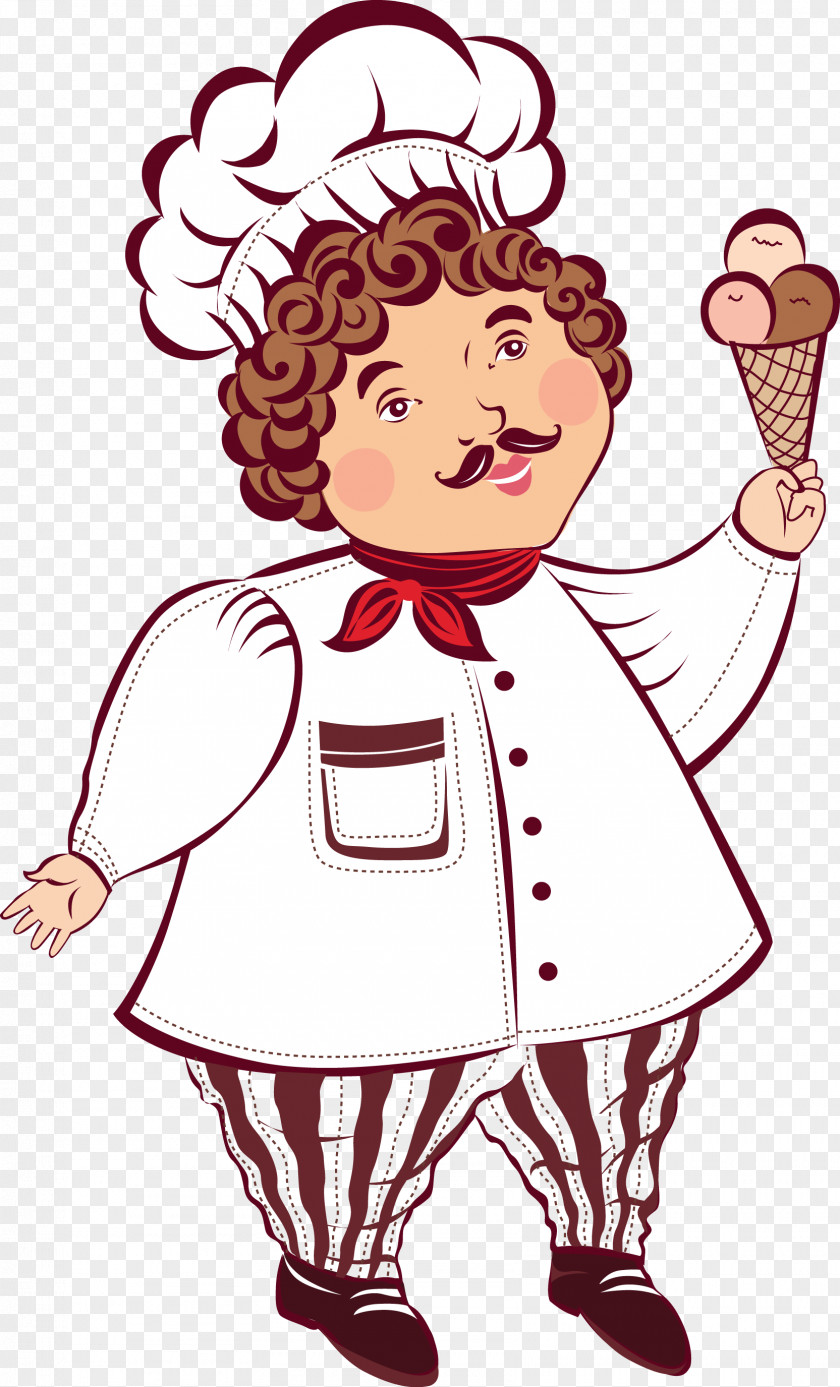 Pastry Chef Cartoon Clip Art PNG