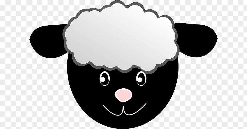 Sheep Head Black Clip Art Openclipart Image PNG