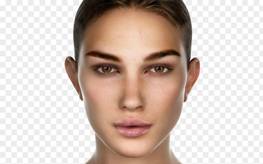 Woman Face Image PNG