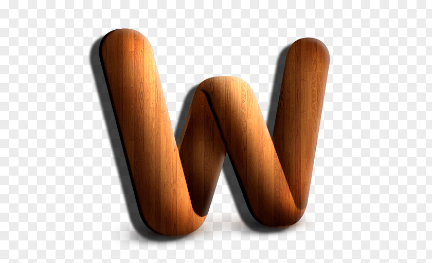 Wood W Microsoft Word Macintosh ICO Icon PNG