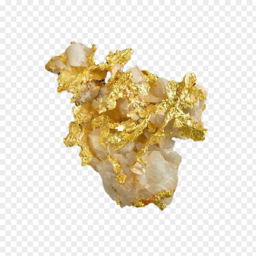Free Gold Stone Pull Element Rock PNG
